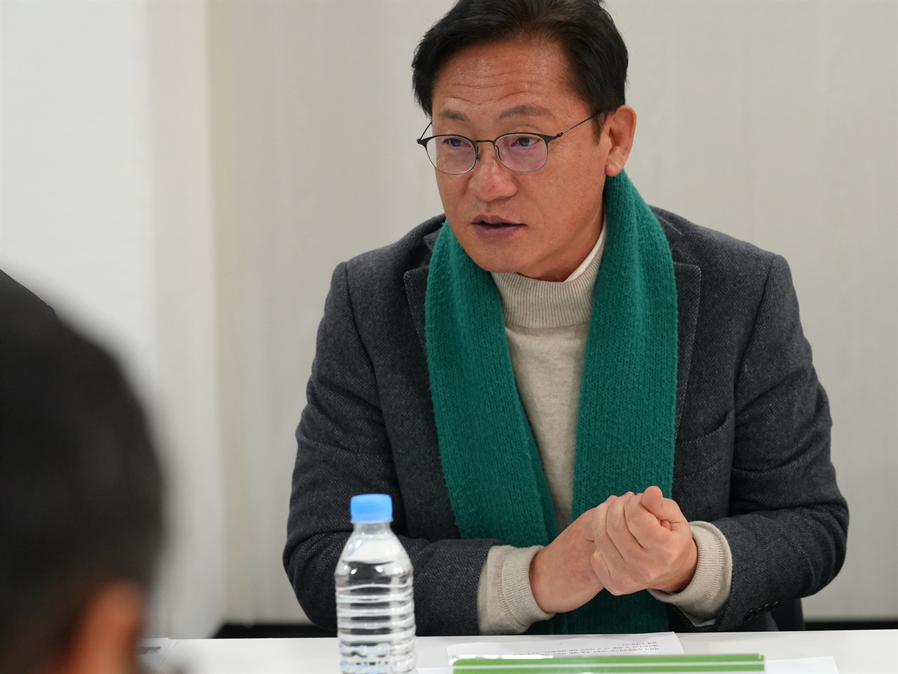 발언하는 녹색정의당 배진교 국회의원