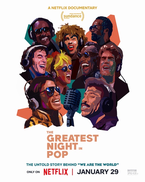  넷플릭스 오리지널 다큐멘터리 영화 <팝 역사상 가장 위대한 밤> 포스터.