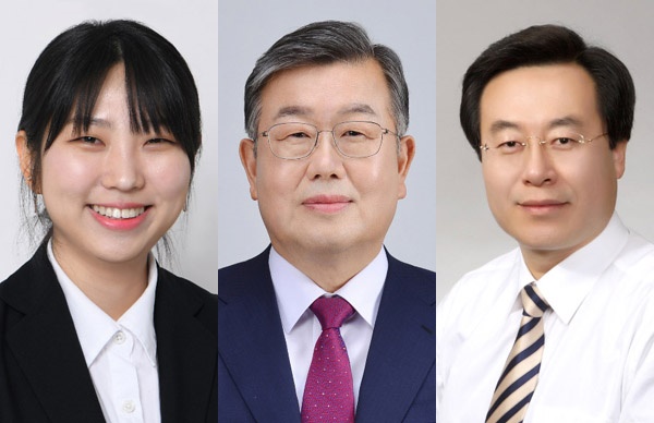 왼쪽부터 더불어민주당 우서영, 국민의힘 박일호-박상웅 예비후보.