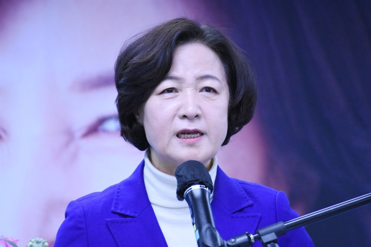 더불어민주당 추미애 국회의원 예비후보가 제22대 총선 하남갑 출마를 공식 선언했다.