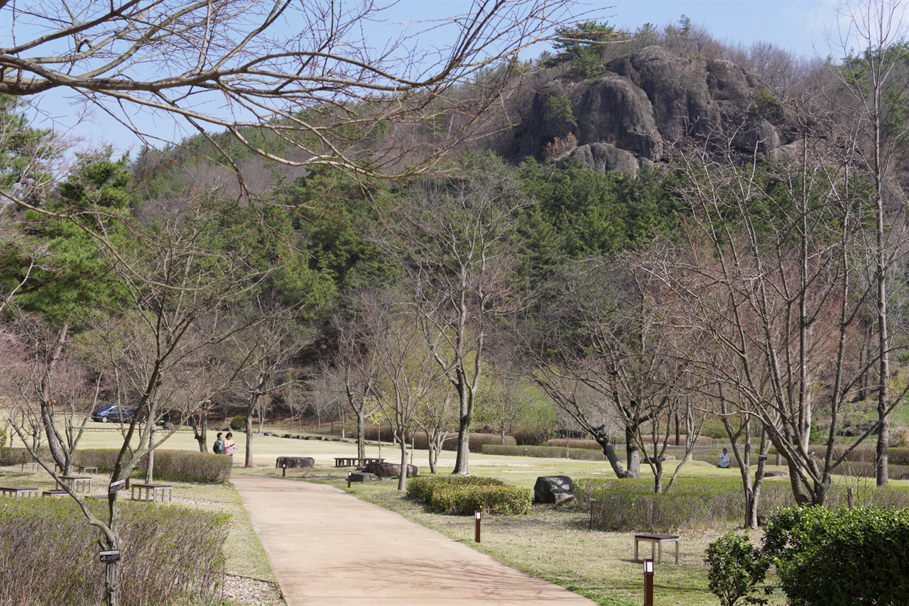 봉하마을 생태문화공원 상부구역 전경