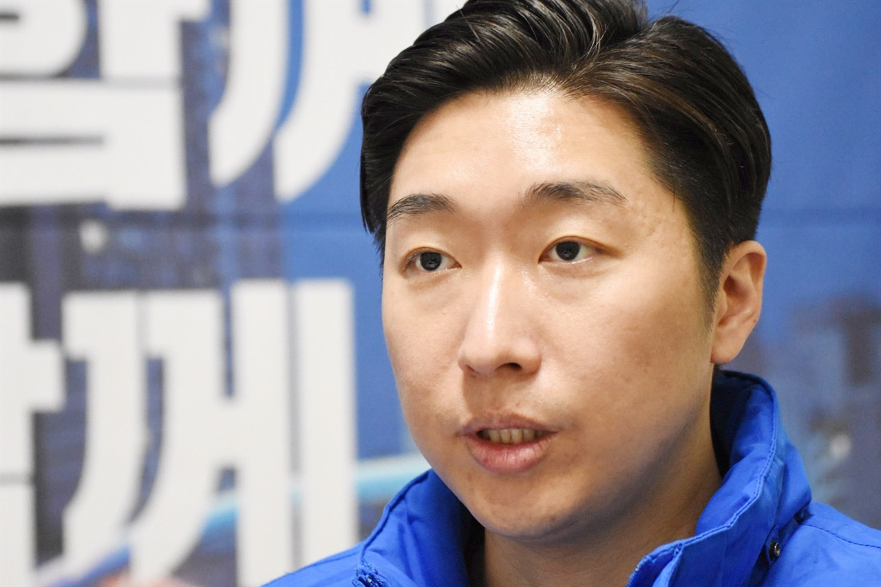이번 22대 총선에 출마한 더불어민주당 하남을 김용만 후보(37)
