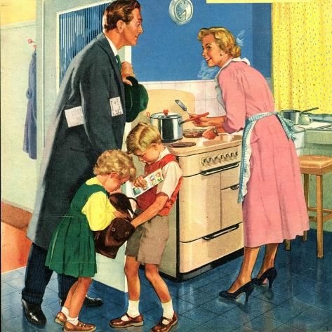 1950년대 전형적인 미국 핵가족 모습