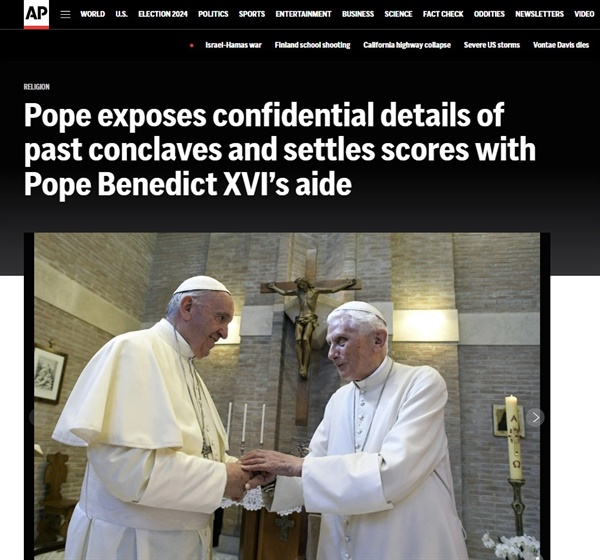 프란치스코 교황은 이 책에서 베네딕토 16세를 교황으로 선출한 2005년 콘클라베와 자신이 교황으로 선출된 2013년 투표에 관한 기밀 사항들을 공개했다. AP통신은 프란치스코 교황이 "자신이 교황이기 때문에 추기경들의 비밀 유지 선서에서 벗어날 수 있다"며 이러한 내용을 책에 공개했다고 보도했다.