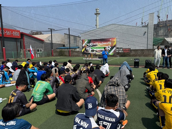 인천 서구에 봄혁명 승리을 위해 축구대회