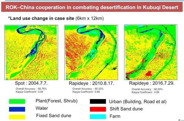 출처 : 박기형, 'Case Studies on Korea’s Combating Desertification Cooperation Project in Northeast Asia' (국립산림과학원, 2023.8.26)