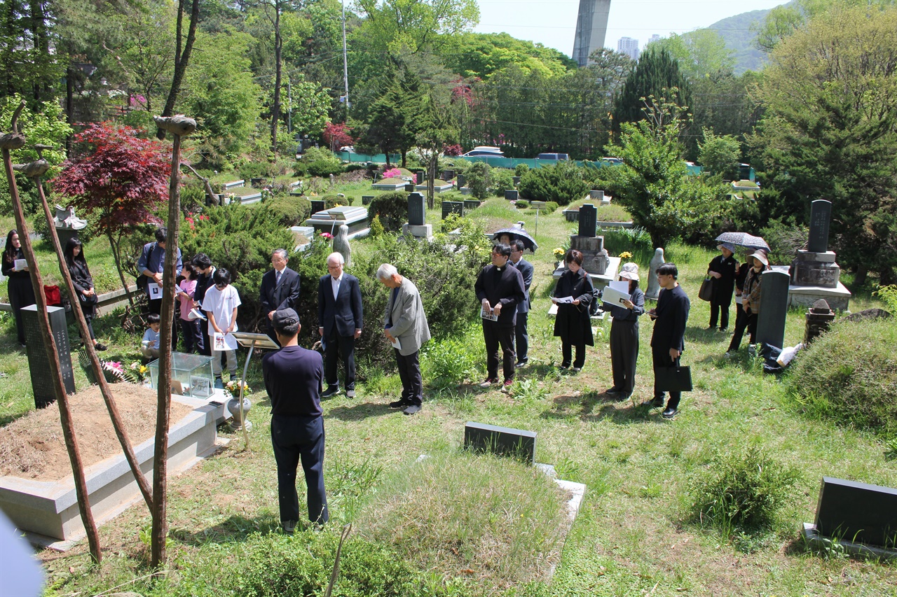 지난 27일 오전 11시, 마석모란공원 민족민주열사 묘역에서 '노동운동가 고 유구영 동지 28주기 추모식'이 열렸다.