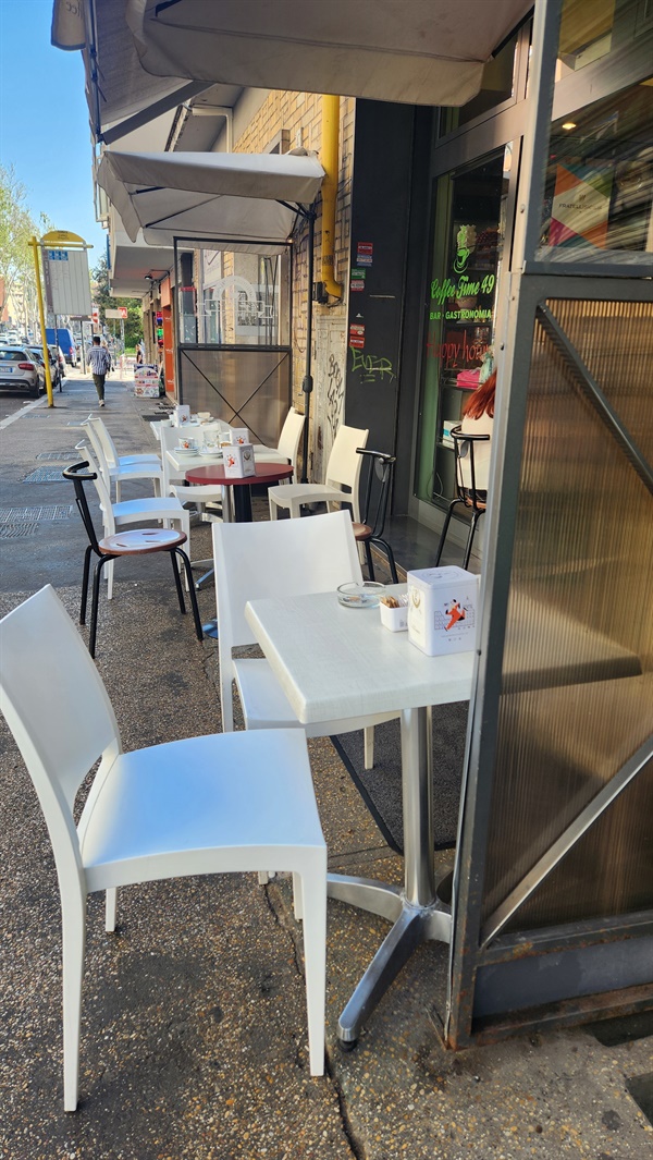 지하철 cipro역 가는 길, 에스프레소가 맛있는 로마 숙소 근처 동네 카페