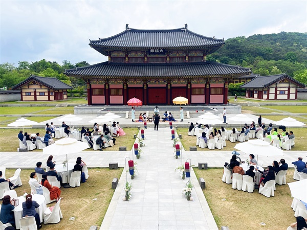 김해테마파크 가야왕궁 결혼식.