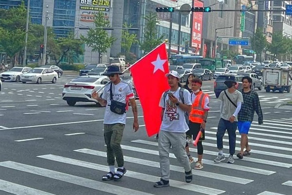  미얀마 민주화 걷기.