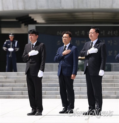  김두관 후보, 국립서울현충원 참배.