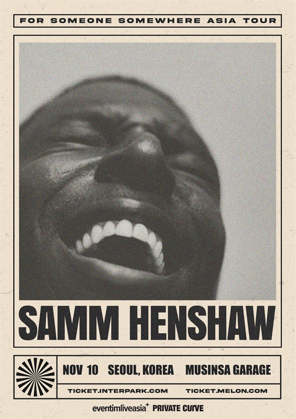  영국의 소울 싱어송라이터 샘 헨쇼(Sam Henshaw)의 내한 공연