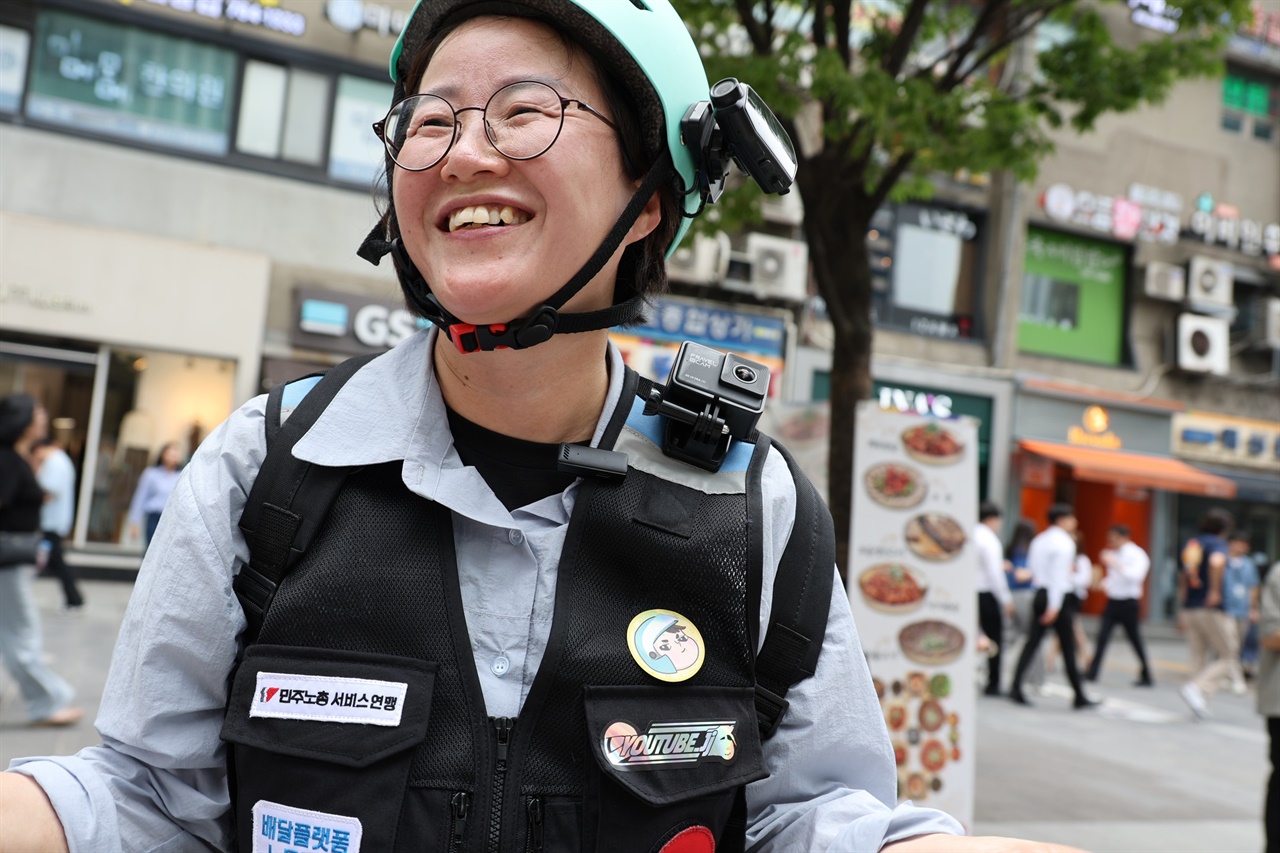 ▲ 배달노동자들에게도 최저임금이 보장되어야 한다는 생각이 더 확고해진 체험이었다