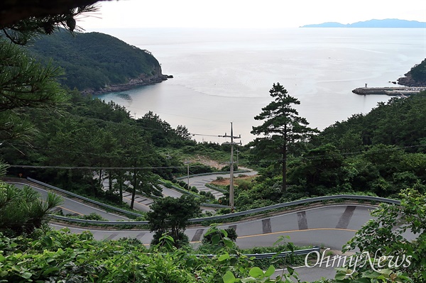  지난 8월 16일 전남 신안군 흑산도 전경.