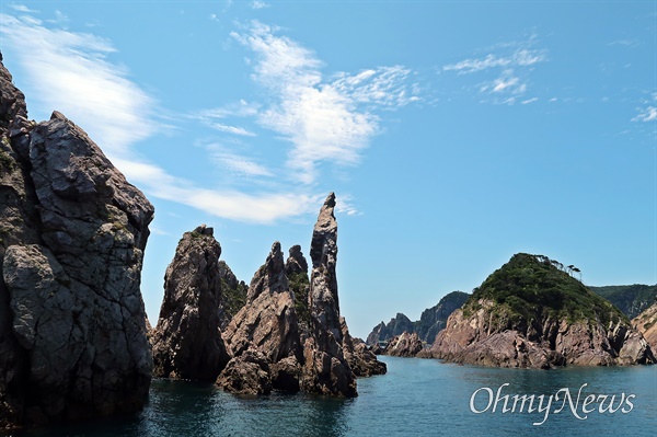  지난 8월 17일 전남 신안군 홍도 전경.