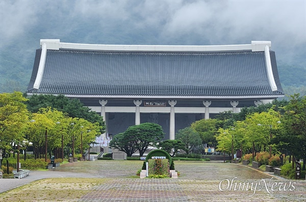  충남 천안 독립기념관 전경. 