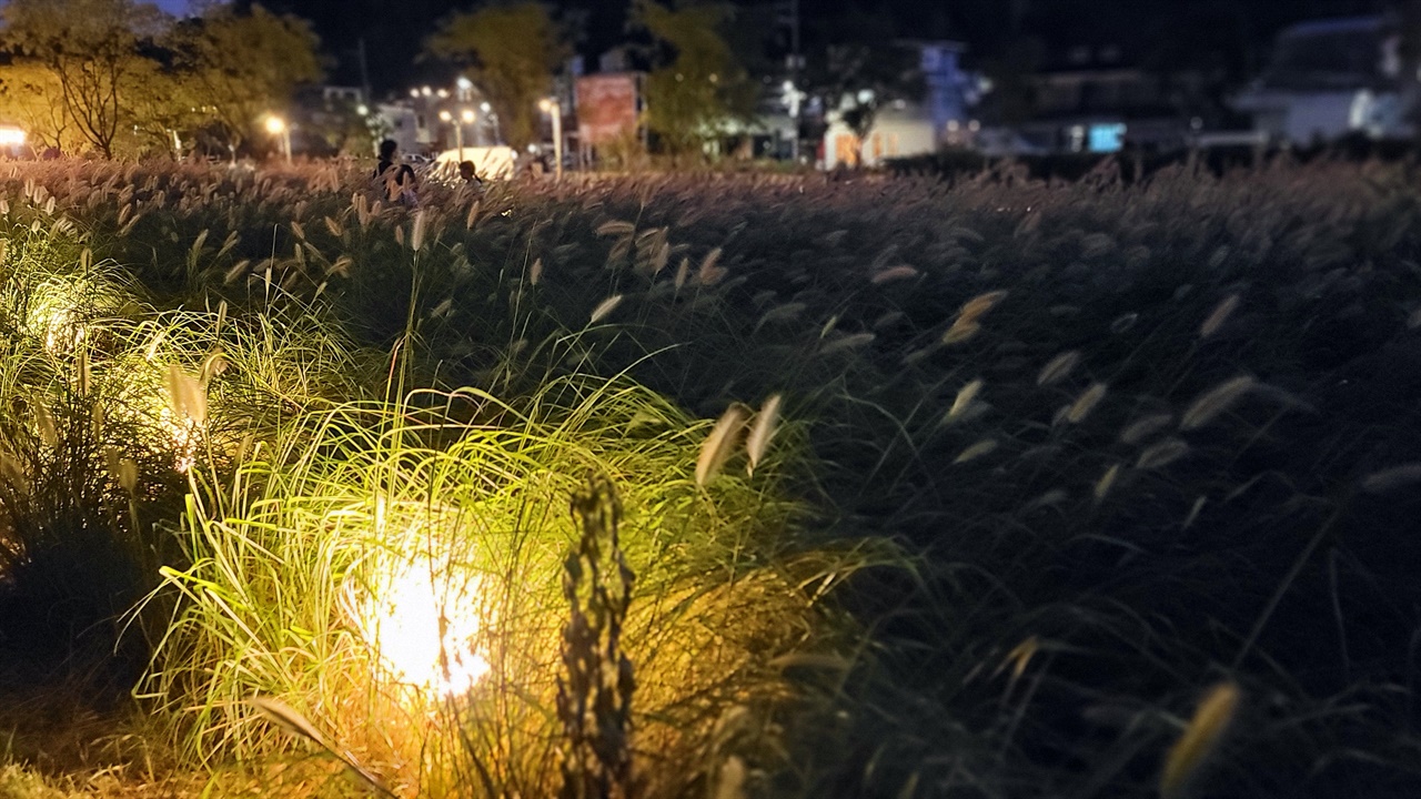  진주 철도문화공원 야경