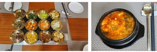 아프리카 케냐에서 맛본 한국 음식 아프리카 케냐 여행 귀국하는 날 점심으로 먹은 김치찌개가 너무 맛있어서 잊지 못할 것 같다. 역시 한국 사람은 매콤한 김치찌개가 제일이다.