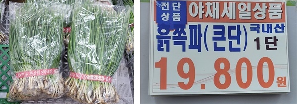  요새 기사를 보니 쪽파는 2만 원, 깻잎은 한 장에 150원이라며 '채소대란' 소식을 전한다.(자료사진)