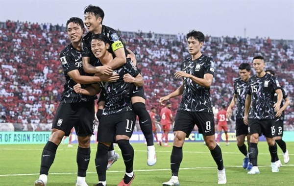  오만 원정에서 승점 3점을 획득한 대한민국 축구 대표팀