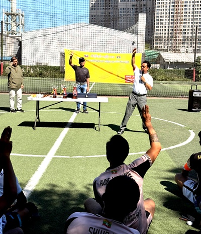  인천 서구 경기장에서 열린 축구대회.