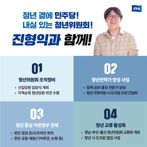  진형익 더불어민주당 경남도당 청년위원장.