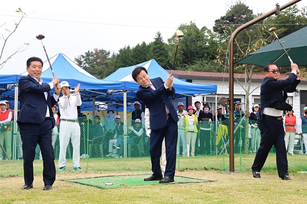  진주시 남부권 ‘정촌 죽봉 파크골프장’정식 개장 