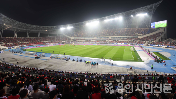  15일 용인 미르스타디움에서 2026북중미 월드컵 아시아 지역 3차예선전이 열렸다.