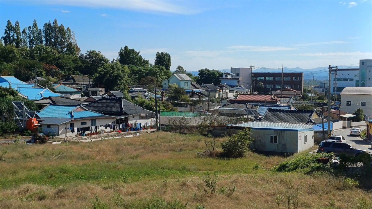  나주시 죽림동 전경. 남산시민공원에서 내려다 본 풍경이다.