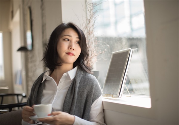  시민운동에 발을 들이기 전, 영어 강사로만 살 당시 김정아 안시연 대표. 