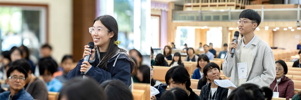  주제발표 후에 질의응답 주고받는 살림길벗들