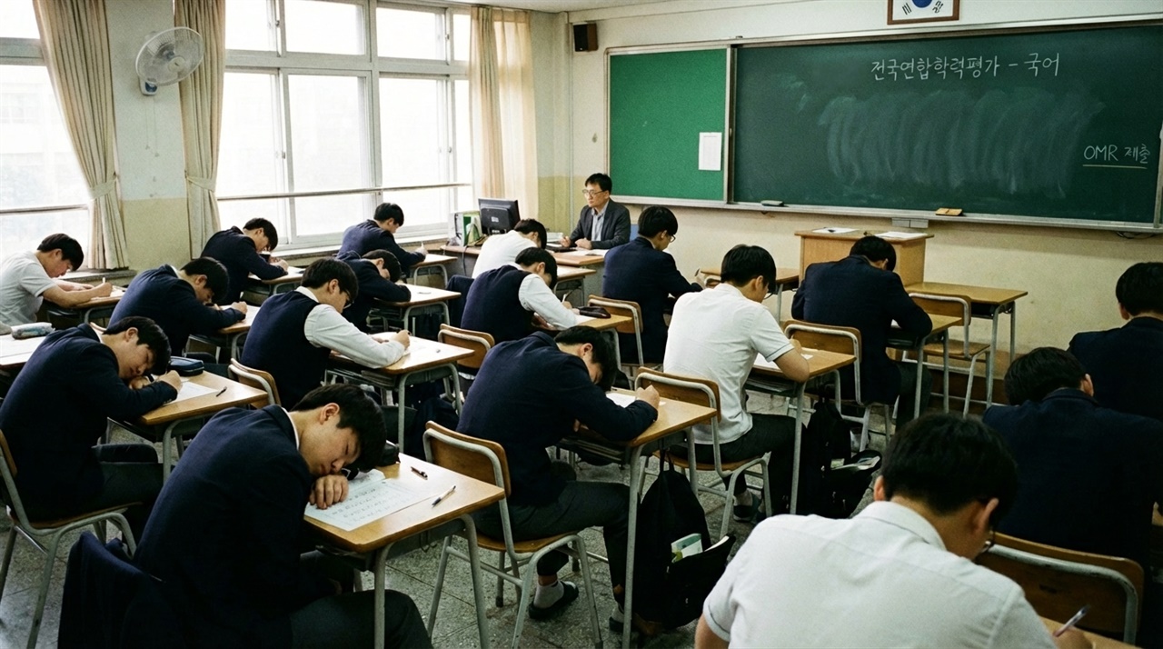 고1 첫 모의고사, 안 자면 뭘 해도 좋다고 했더니...