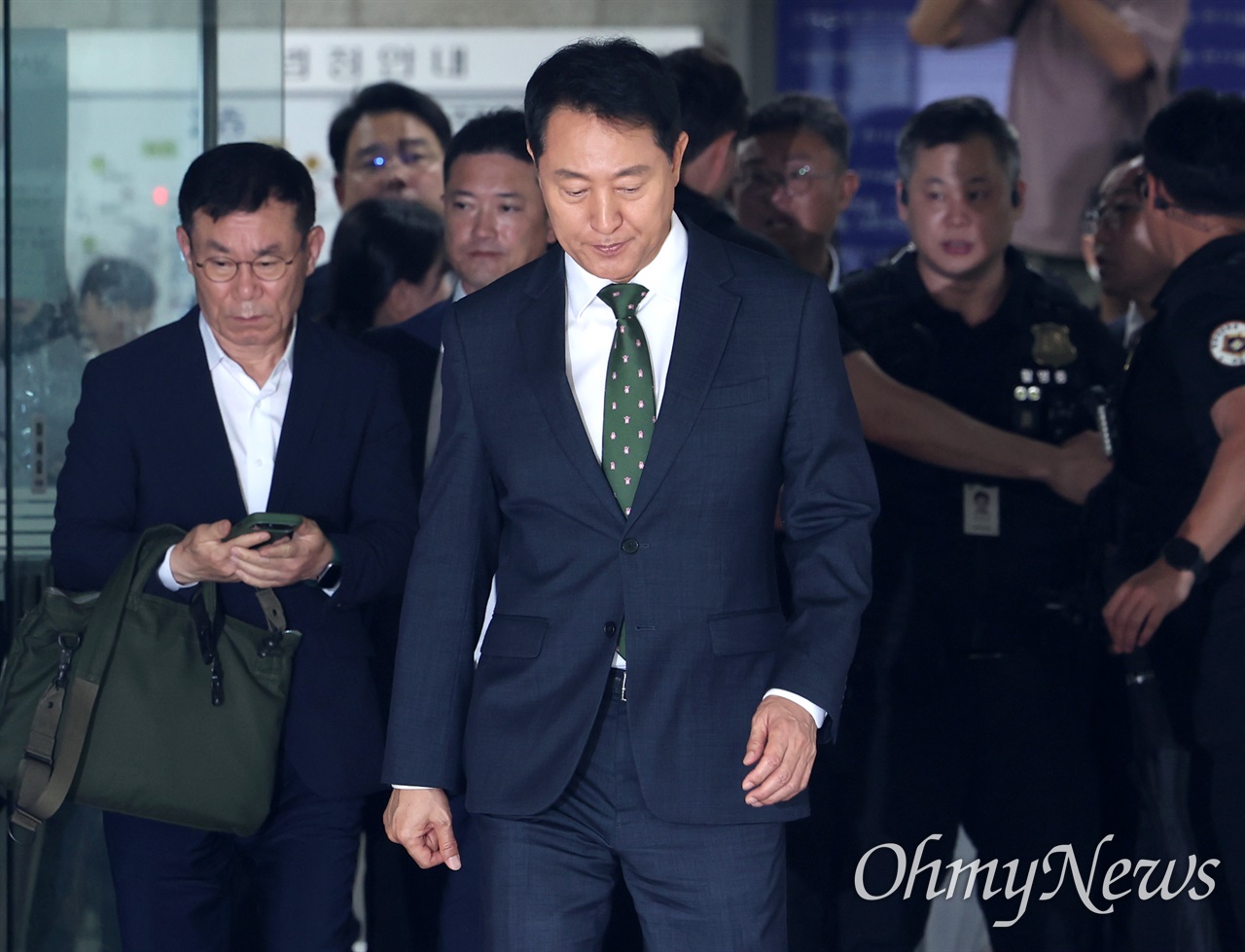 [오마이포토] 1심 벌금형 선고 받은 오세훈 서울시장
