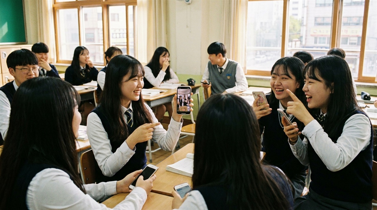 교무실에 녹음 켠 스마트폰이... 교사는 공포 그 자체입니다