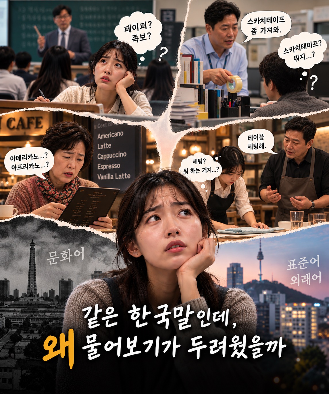 같은 한국말인데, 왜 물어보기 두려웠을까