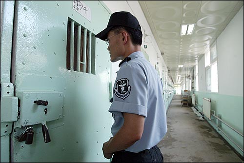 한 교도소의 내부 모습. (자료사진)