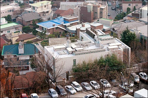 홍석현 중앙일보 회장의 서울 용산구 한남동 자택.
